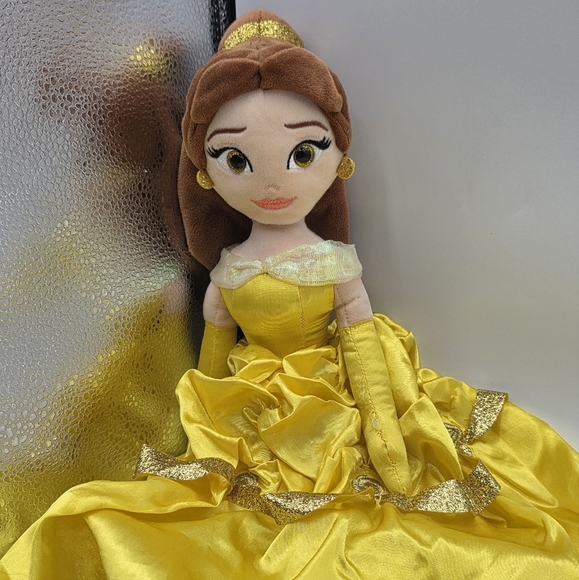 Ty Sparkle Disney Beauty And The Beast Princess Belle Doll Plush - Picture 2 of 7